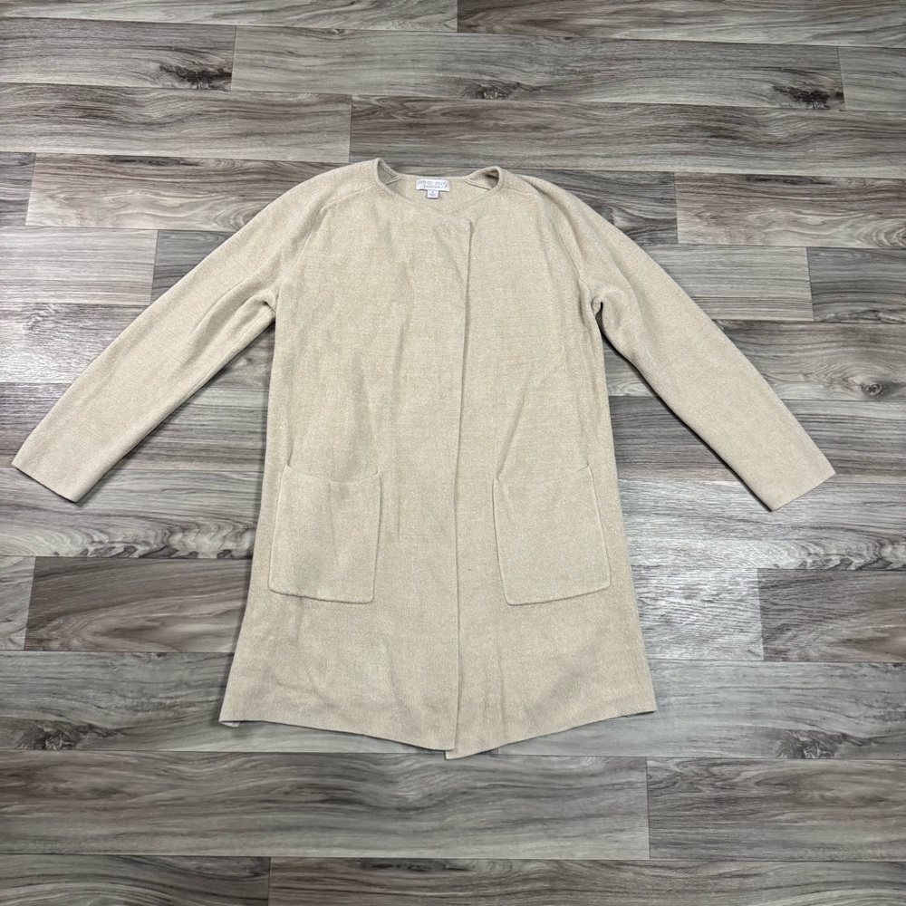 Barefoot Dreams Cozy Chic Ultra Light Cardigan in Bisque Size Small